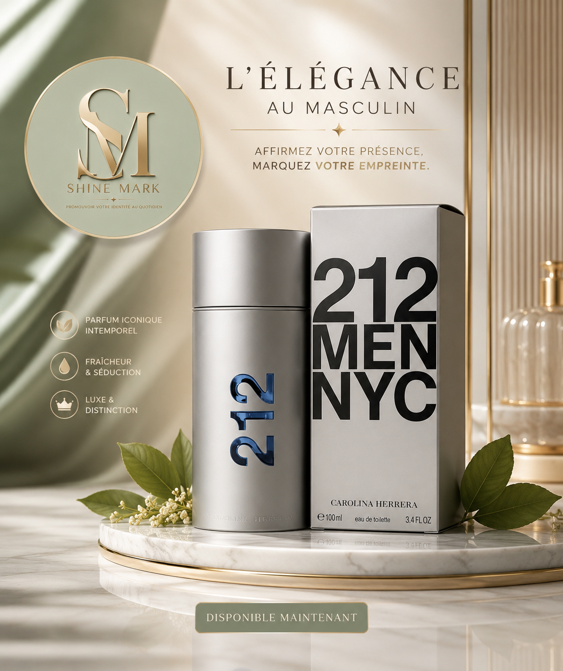 212 MEN NYC – Carolina Herrera (100 ml)